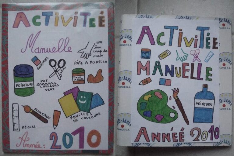 Décorer La Première Page D'un Cahier